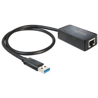 Delock 62121 - Schwarz - Windows XP/XP-64/Vista/Vista-64/7/7-64 - Mac Lion 10.7 - IEEE 802.3 - IEEE 802.3ab - IEEE 802.3az - IEEE 802.3u