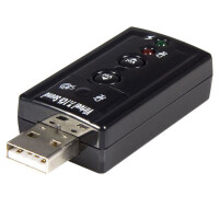 StarTech.com USB Audio Adapter 7.1 - USB Soundkarte extern - 7.1 Kan&auml;le - USB