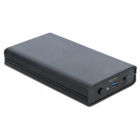 Delock 42612 - HDD-Gehäuse - 3.5 Zoll - SATA - 5 Gbit/s - USB Konnektivität - Schwarz