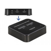 Delock 64178 - SSD - M.2 - USB 3.2 Gen 2 (3.1 Gen 2) Type-C - 6 Gbit/s - Schwarz - Asmedia ASM1352R - VIA VL160