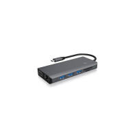 ICY BOX IB-DK4070-CPD - Kabelgebunden - USB 3.2 Gen 1...