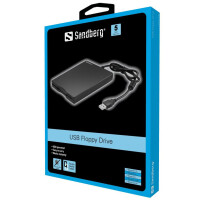 SANDBERG USB Floppy Mini Reader - Laufwerk - Diskette...