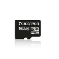 Transcend 16GB microSDHC Class 10 UHS-I - 16 GB -...