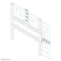Neomounts VESA Conversion Plate FPMA-VESA425 - Montagekomponente (Adapterplatte) für TV - Schwarz