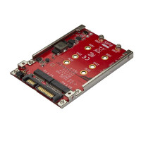 StarTech.com Dual-Slot M.2 auf SATA Adapter für...