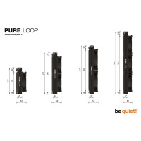 Be Quiet! PURE LOOP 280mm - All-in-One-Flüssigkeitskühler - 14 cm - Schwarz