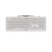 Cherry KC 1000 SC - Tastatur - 105 Tasten QWERTZ - Grau, Wei&szlig;