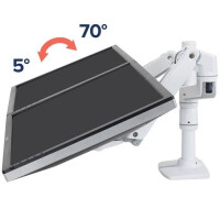 Ergotron LX Dual Stacking Arm - Befestigungskit - Aluminium, haltbarer Stahl