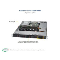Supermicro SuperServer 1029P-WTRT - Intel C622 - LGA 3647 (Socket P) - 10,4 GT/s - Intel&reg; Xeon&reg; - DDR4-SDRAM - 1500 GB
