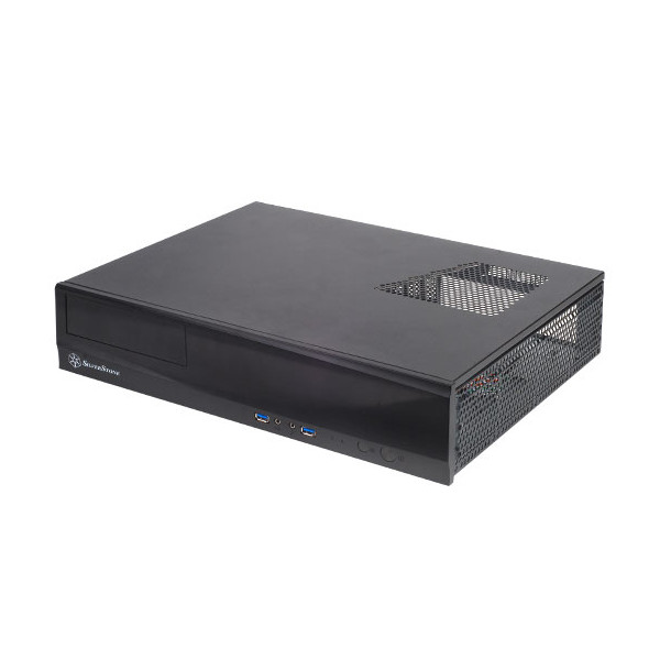 SilverStone ML03 - HTPC - PC - Aluminium - Kunststoff - SECC - Schwarz - micro ATX - Mini-ATX - Mini-ITX - 440 mm