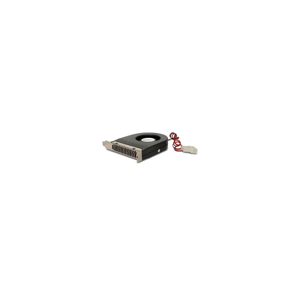 StarTech.com Interner Slotblech Gehäuselüfter mit 4-Pin LP4-Molex - Kühler - 2200 RPM - 32 dB - 6,9 cfm - Schwarz