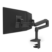 Ergotron LX Series 45-489-224 - Durchgeschraubt - 10 kg - 63,5 cm (25 Zoll) - 100 x 100 mm - H&ouml;henverstellung - Schwarz