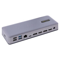 StarTech.com USB-C Docking Station - Google Chromebook Dockingstation - 3x 4K30/Dual 4K60