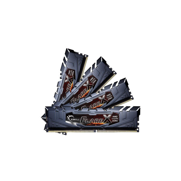 G.Skill Flare X (for AMD) F4-3200C16Q-64GFX - 64 GB - 4 x 16 GB - DDR4 - 3200 MHz
