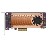 QNAP QM2 - PCIe - M.2 - PCIe 2.0 - Kupfer - 68,9 mm - 147,2 mm