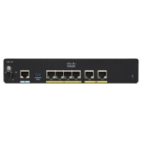 Cisco C927-4P - Ethernet-WAN - Gigabit Ethernet - DSL-WAN - Schwarz