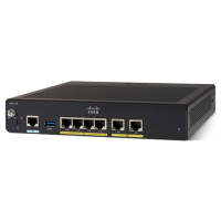 Cisco C927-4P - Ethernet-WAN - Gigabit Ethernet - DSL-WAN - Schwarz
