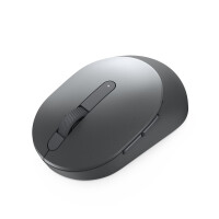 Dell Mobile Pro Wireless Mouse - MS5120W - Titan Gray - Beidhändig - Optisch - RF Wireless + Bluetooth - 1600 DPI - Grau - Titan