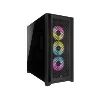 Corsair iCUE 5000D RGB Airflow Tempered Glass Mid-Tower Black - Tower - ATX