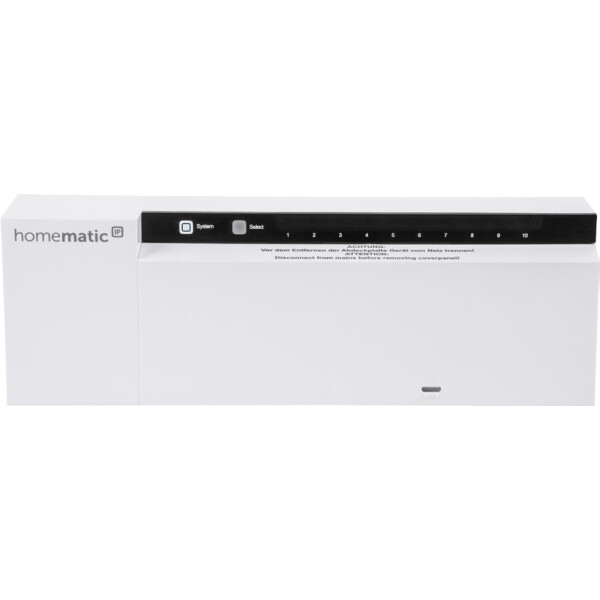 eQ-3 AG Homematic IP 142981A0 - Heizungsaktor - 10 Kanäle - 270 m - IP20 - Weiß - Homematic