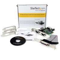 StarTech.com 2S1P Seriell/Parallel RS232 PCI Express...