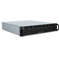 Inter-Tech 2U 2404L S-ATA - Rack - Server - Schwarz - Grau - micro ATX - Mini-ITX - Stahl - 2U