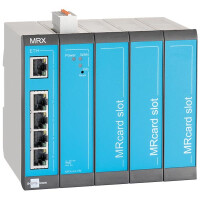 Insys icom MRX5 LAN - mod. LAN-Router - Ethernet-WAN - Schnelles Ethernet - Blau - Grau