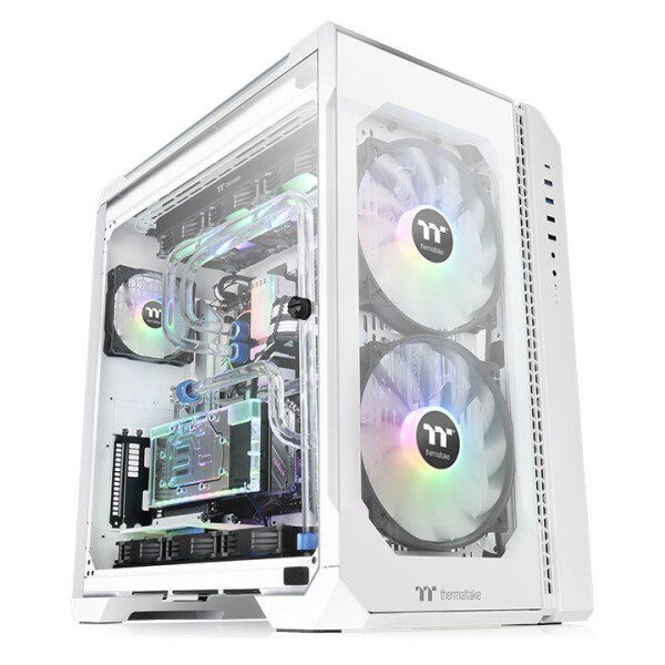 Thermaltake View 51 TG ARGB Snow - Midi Tower - PC - Stahl - Weiß - ATX - EATX - micro ATX - Mini-ITX - Gaming