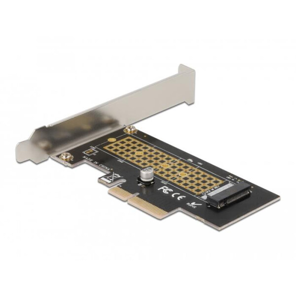 Delock PCI Express x4 Karte zu 1 x intern NVMe M.2 Key M 80 mm - Low Profile Formfaktor