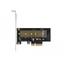 Delock PCI Express x4 Karte zu 1 x intern NVMe M.2 Key M 80 mm - Low Profile Formfaktor