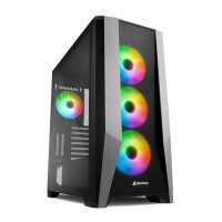 Sharkoon ELITE SHARK TG7M RGB - PC - Schwarz - ATX - EATX - micro ATX - Mini-ITX - Gaming - Multi - Taschenl&uuml;fter