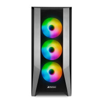 Sharkoon ELITE SHARK TG7M RGB - PC - Schwarz - ATX - EATX - micro ATX - Mini-ITX - Gaming - Multi - Taschenl&uuml;fter