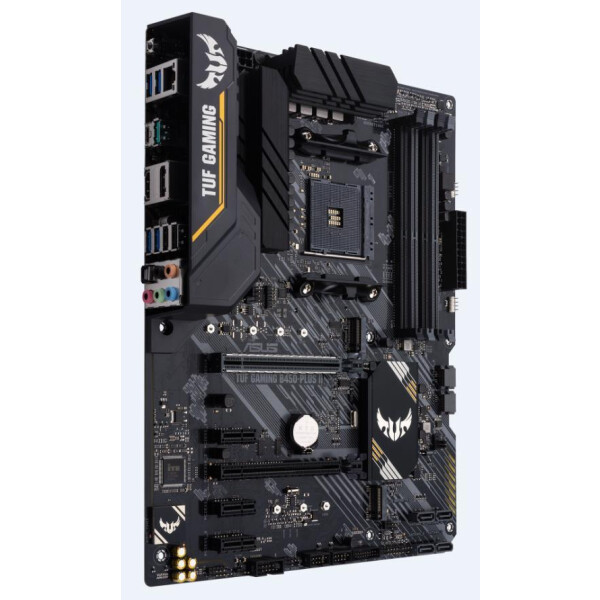 ASUS TUF GAMING B450-PLUS II - AMD - Socket AM4 - AMD Ryzen 3 3rd Gen - 3rd Generation AMD Ryzen 5 - 3rd Generation AMD Ryzen 7 - 3rd Generation AMD... - DDR4-SDRAM - 128 GB - DIMM