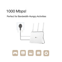 TP-LINK Powerline TL-PA7019P Kit AV1000 1-Port -...