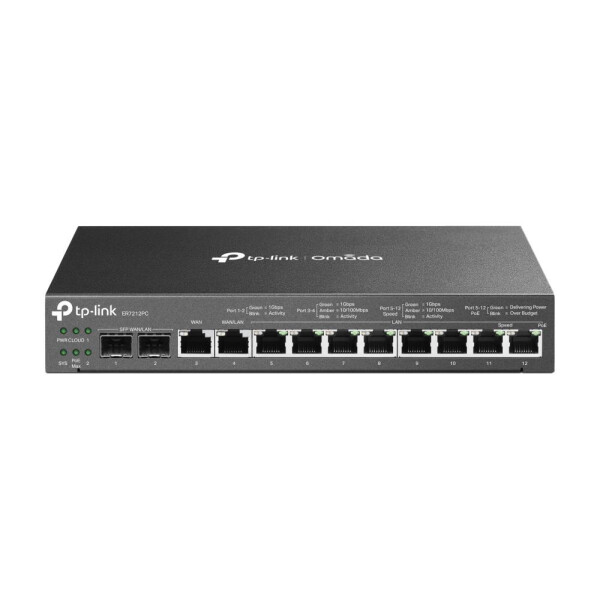 TP-LINK Omada ER7212PC V1 - Router - 8-Port-Switch