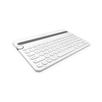 Logitech Bluetooth® Multi-Device Keyboard K480 - Mini - Kabellos - Bluetooth - QWERTZ - Weiß