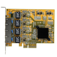 StarTech.com 4 Port PCIe Gigabit Netzwerkkarte -...