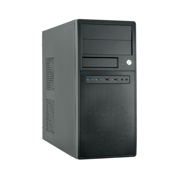 Chieftec CG-04B-OP - Midi Tower - PC - Schwarz - ATX - micro ATX - SECC - 14 cm