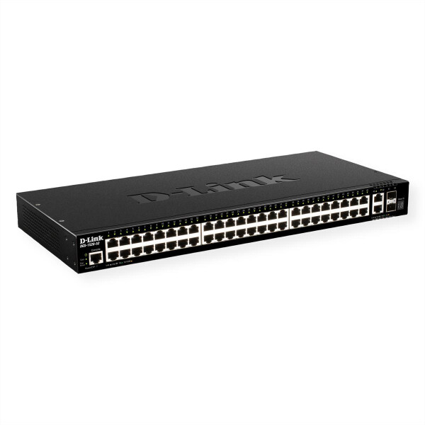 D-Link DGS-1520-52/E 52-Port Gigabit Smart Managed Switch - Switch - 1 Gbps