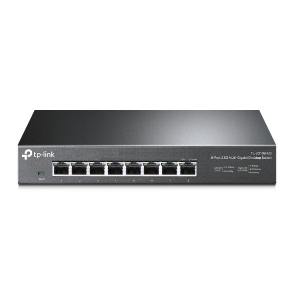 TP-LINK TL-SG108-M2 - Unmanaged - 2.5G Ethernet (100/1000/2500) - Wandmontage