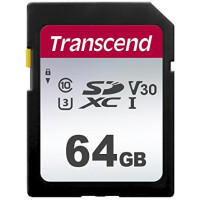 Transcend TS64GSDC300S - 64 GB - SDXC - Klasse 10 - NAND...
