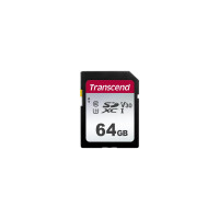 Transcend TS64GSDC300S - 64 GB - SDXC - Klasse 10 - NAND - 95 MB/s - 40 MB/s