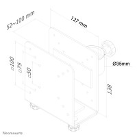 Neomounts by Newstar Nuc/Thin Client-Halterung - 10 kg -...