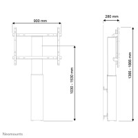 Neomounts by Newstar motorisierte Wandhalterung - 106,7...