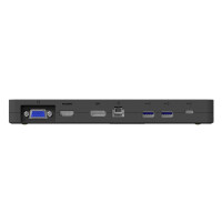 Fujitsu L100 USB Type-C Port Replicator 2 - Kabelgebunden - USB 3.2 Gen 1 (3.1 Gen 1) Type-C - 10,100,1000 Mbit/s - Schwarz - 219 mm - 75 mm