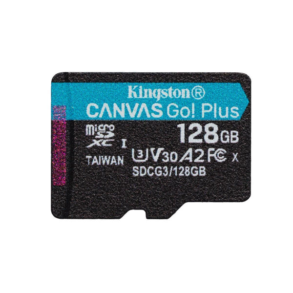 Kingston Canvas Go! Plus - 128 GB - MicroSD - Klasse 10 - UHS-I - 170 MB/s - 90 MB/s