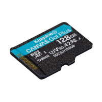 Kingston Canvas Go! Plus - 128 GB - MicroSD - Klasse 10 - UHS-I - 170 MB/s - 90 MB/s