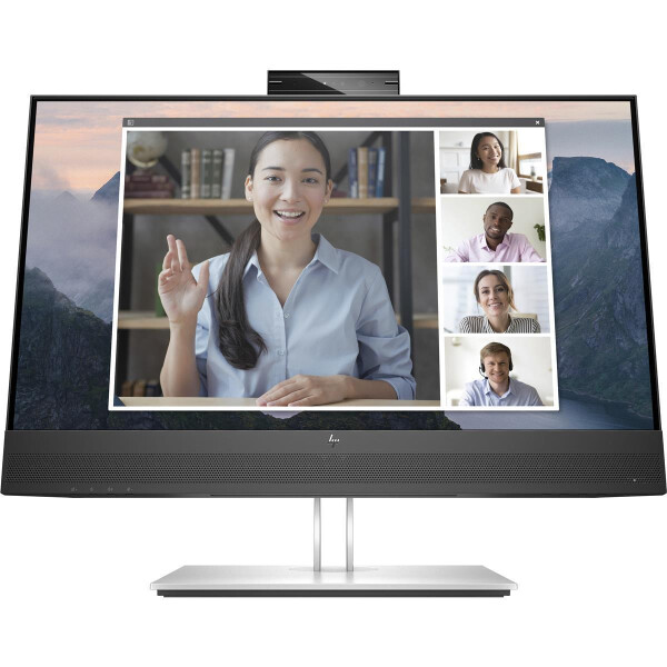 HP E24mv G4 - 60,5 cm (23.8 Zoll) - 1920 x 1080 Pixel - Full HD - 5 ms - Schwarz - Silber