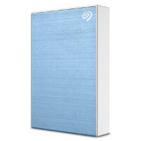 Seagate One Touch with Password 4TB Light Blue -...