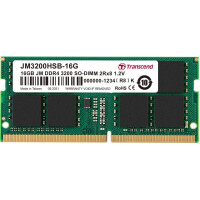 Transcend JM3200HSB-16G 16GB JM DDR4 3200SO-DIMM 2Rx8 1Gx8 CL22 1.2V